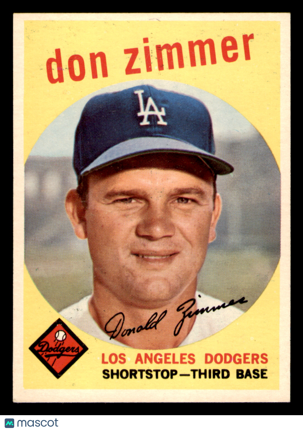 1959 Topps Don Zimmer #287