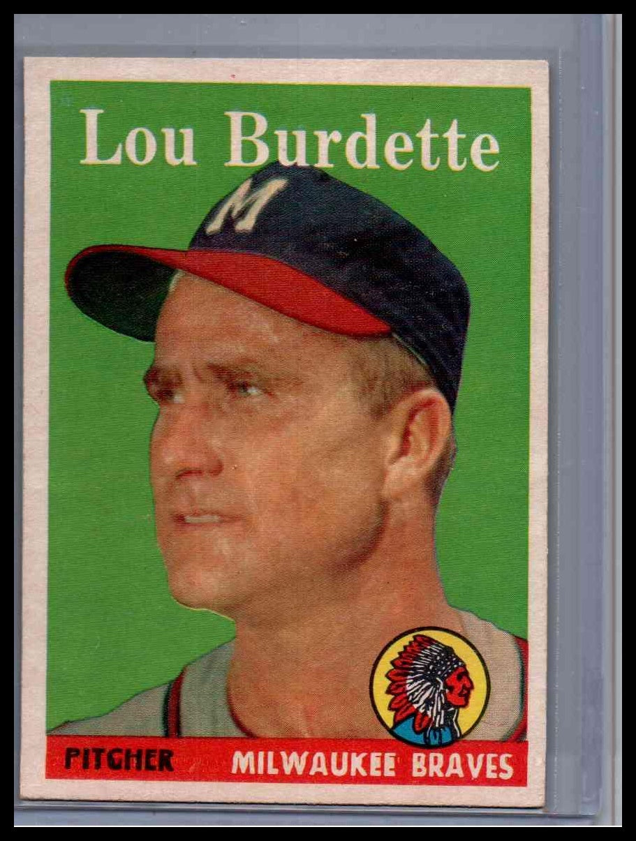 1958 Topps Lou Burdette #10