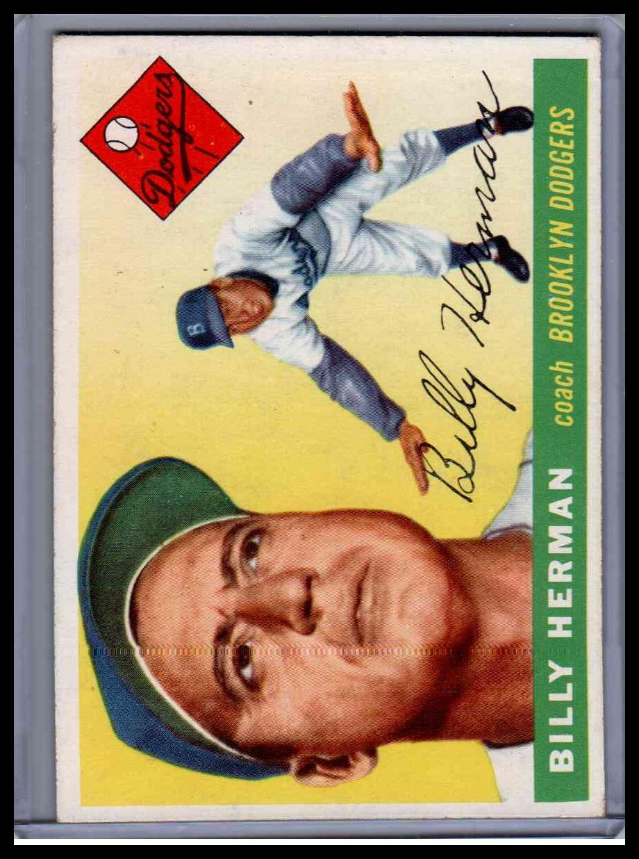 1955 Topps Billy Herman #19