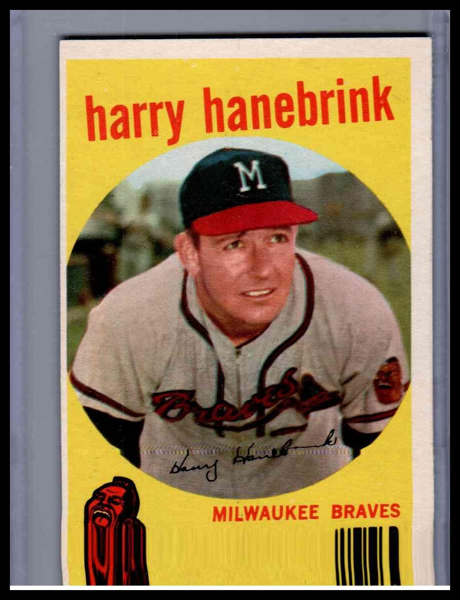 1959 Topps Harry Hanebrink #322 (Traded to Phillies in March on Back)