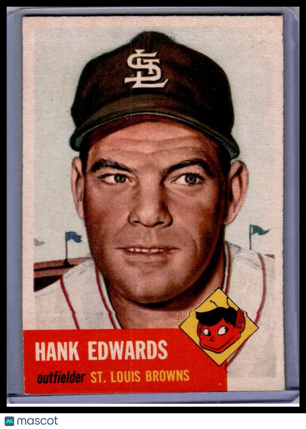 1953 Topps Hank Edwards #90