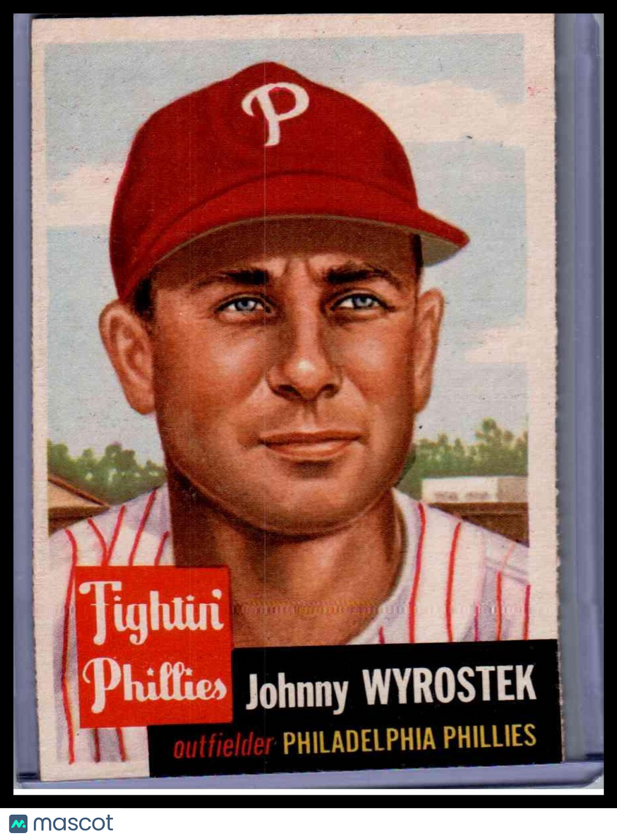 1953 Topps Johnny Wyrostek #79