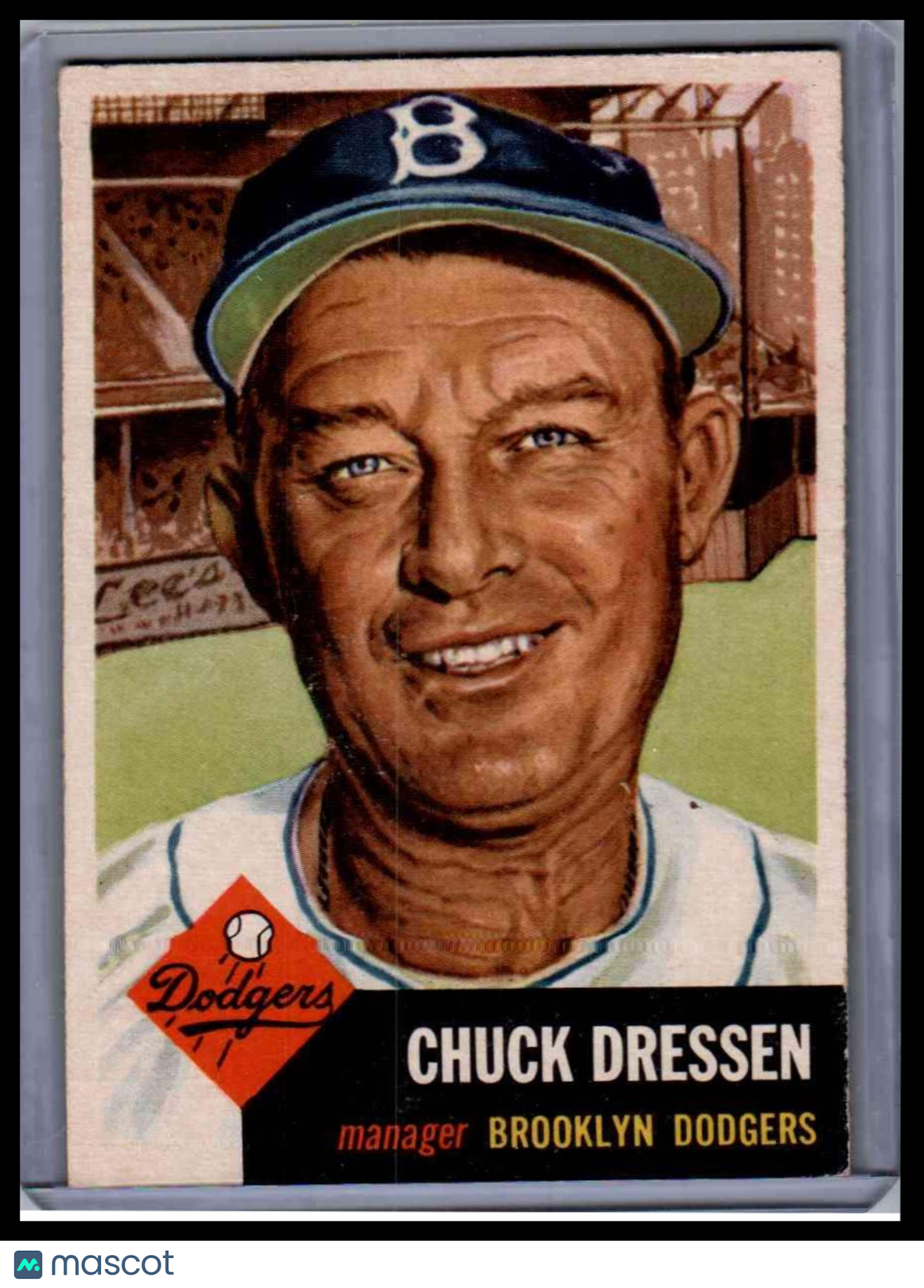 1953 Topps Chuck Dressen #50
