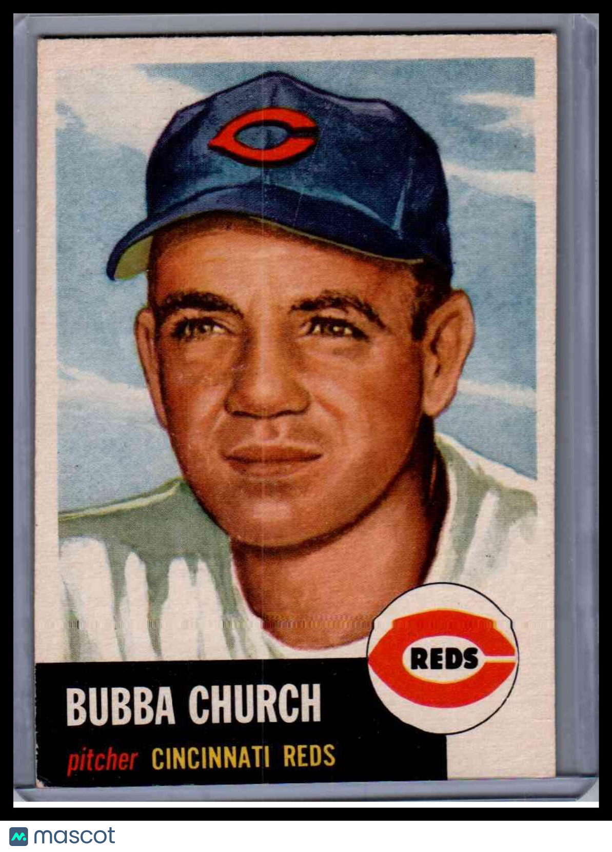 1953 Topps Bubba Church #47