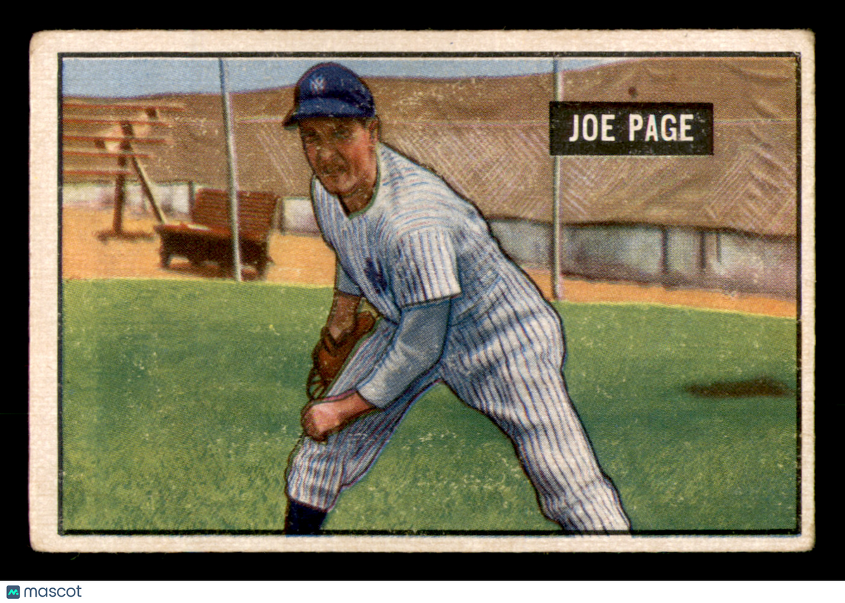 1951 Bowman Joe Page #217