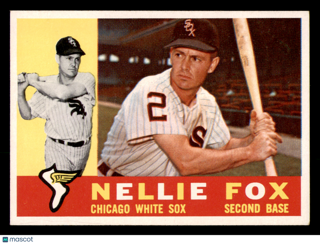 1960 Topps Nellie Fox #100 HOF