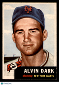 1953 Topps Alvin Dark #109