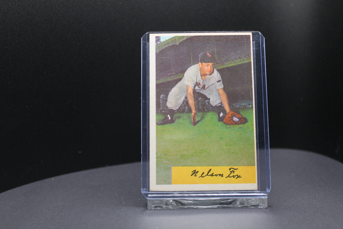 1954 Bowman Nelson Fox #6 HOF