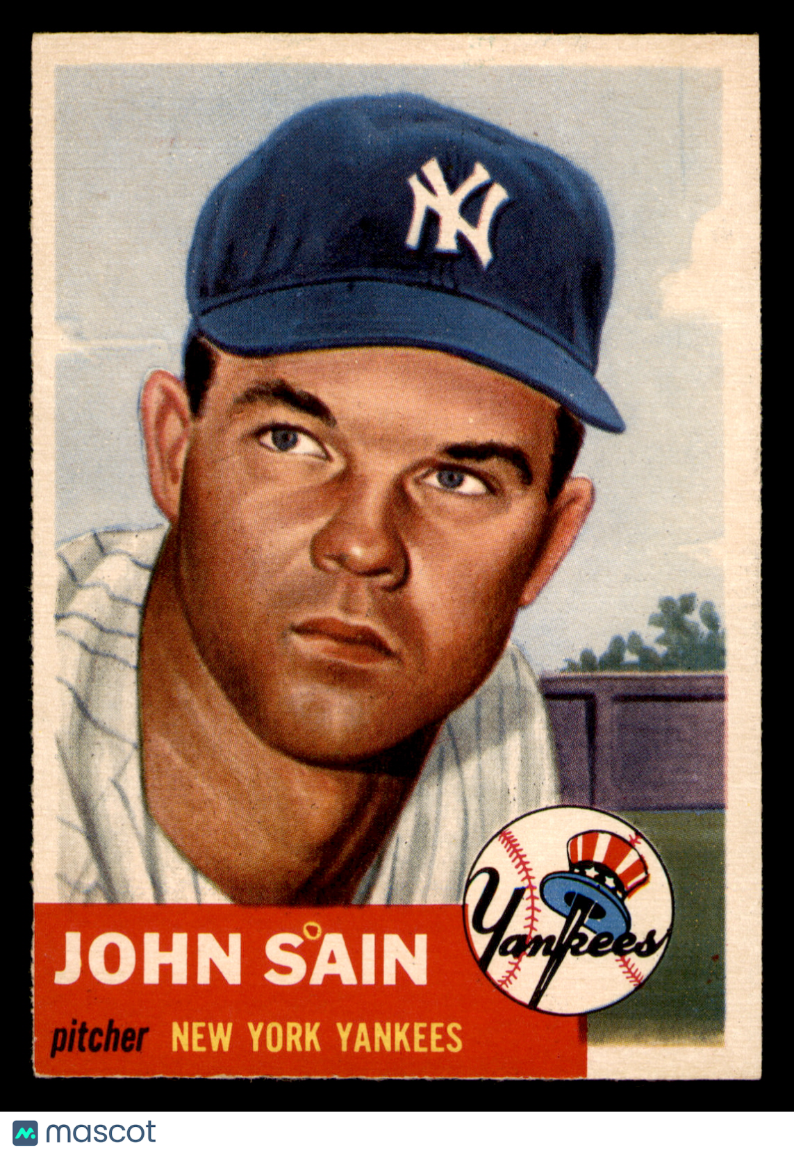 1953 Topps Johnny Sain #119