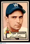 1952 Topps Don Johnson #190
