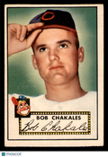 1952 Topps Bob Chakales #120 RC Vintage