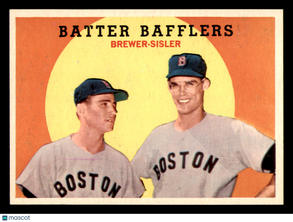 1958 Topps Batter Bafflers (Tom Brewer & Dave Sisler) #346
