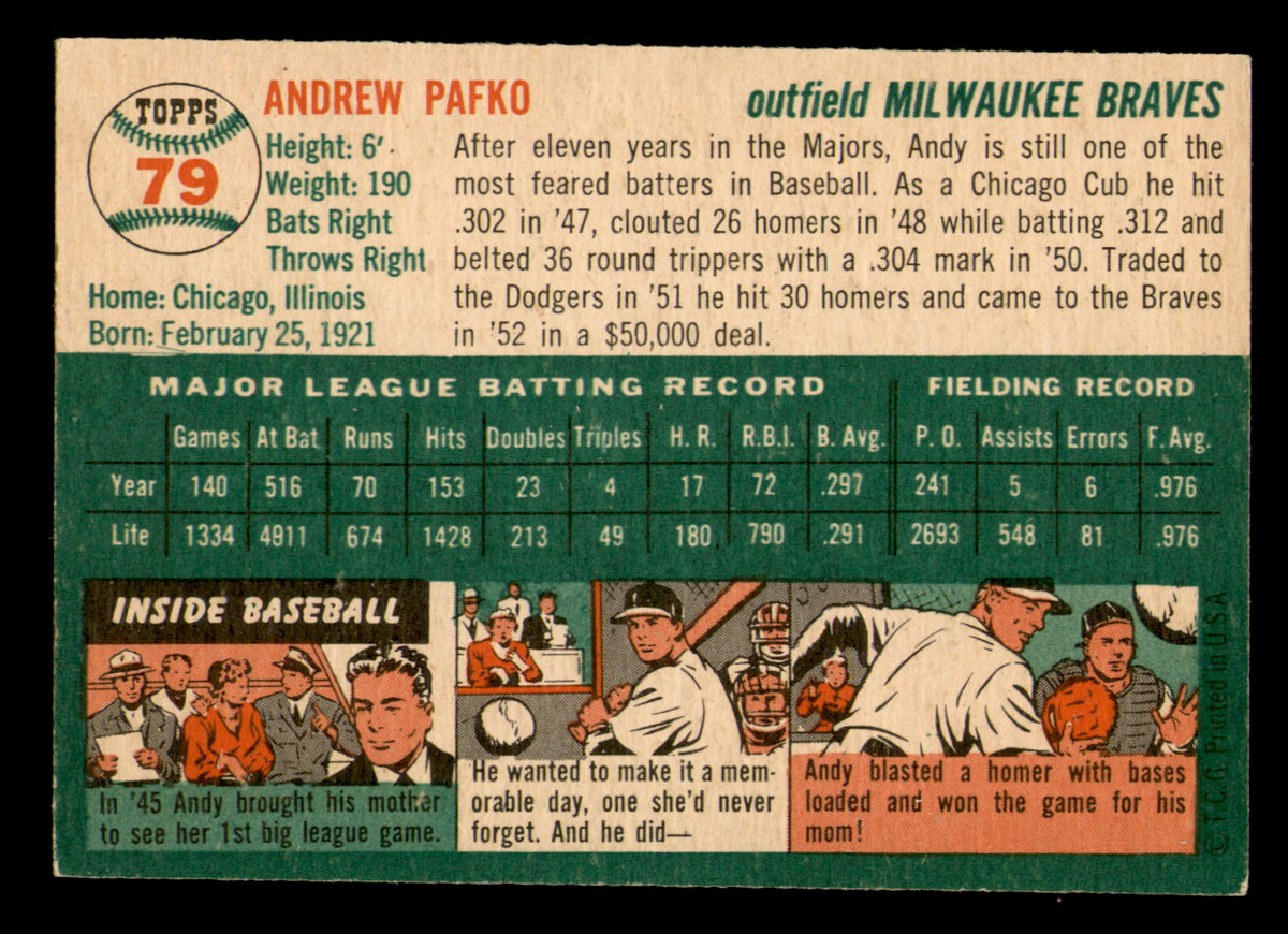 1954 Topps Andy Pafko #79
