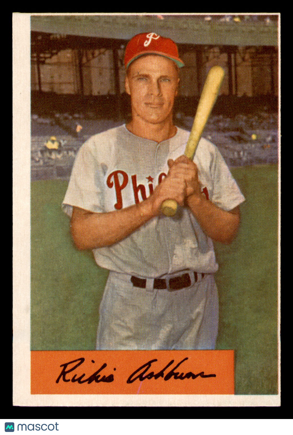1954 Bowman Richie Ashburn #15 HOF