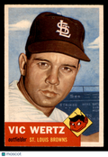 1953 Topps Vic Wertz #142