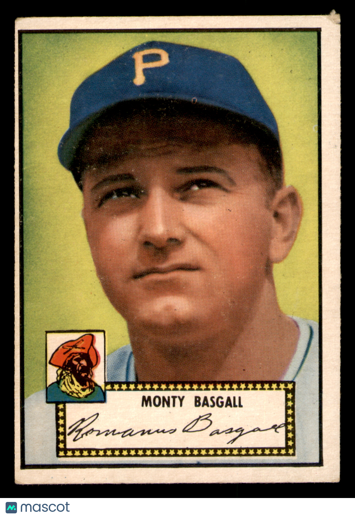 1952 Topps Monty Basgall #12