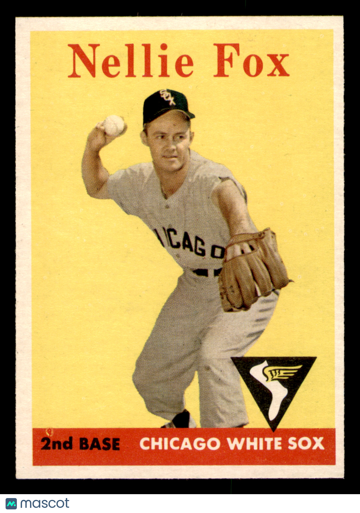 1958 Topps Nellie Fox #400 HOF Nicely Centered