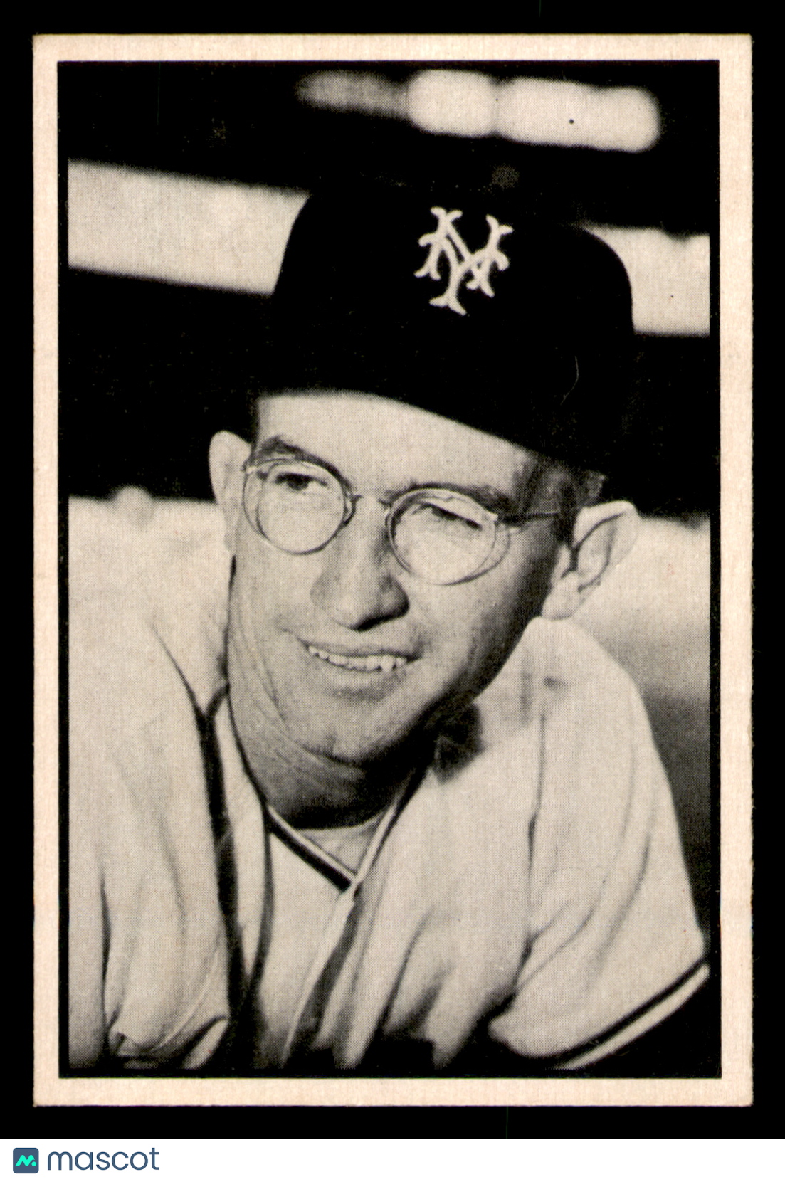 1953 Bowman Black & White Bill Rigney #3