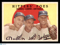 1958 Topps  Hitters Foes (Don Drysdale, Clem Labine, & Johnny Podres) #262