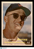 1957 Topps Whitey Herzog #29 HOF