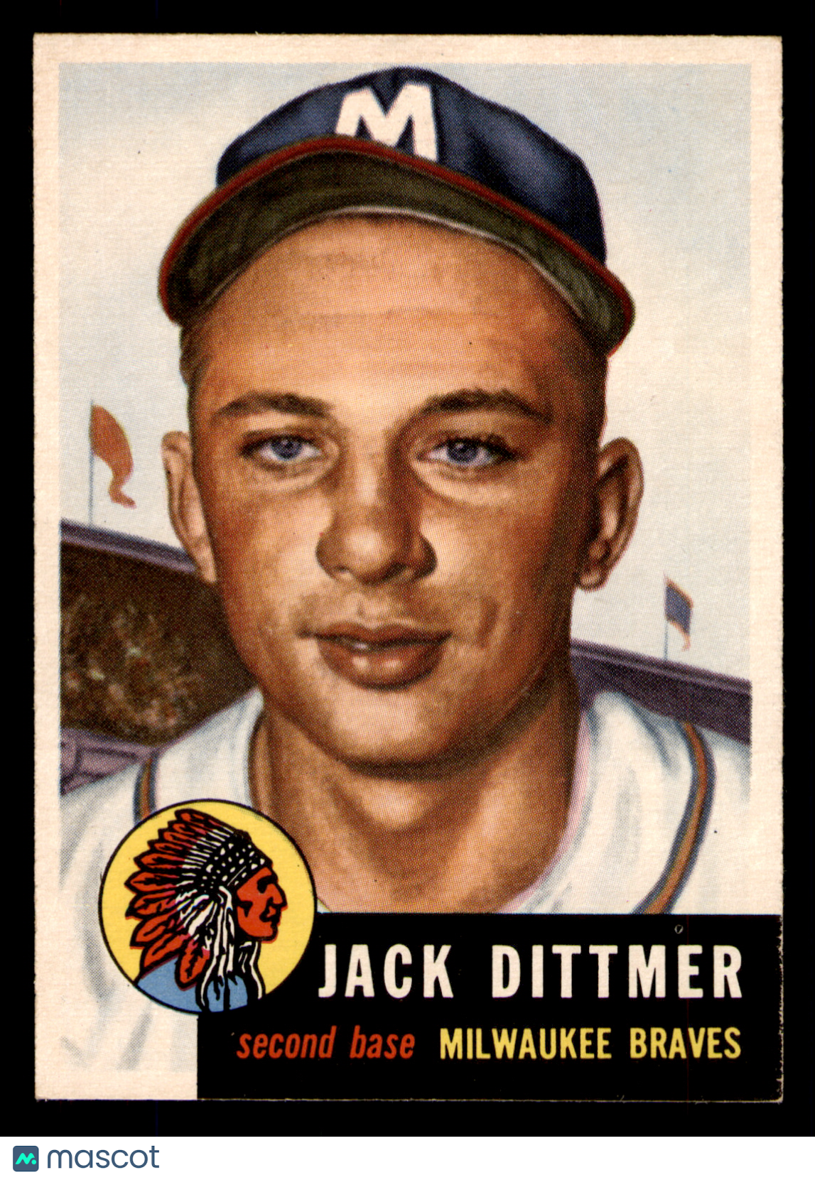 1953 Topps Jack Dittmer #212