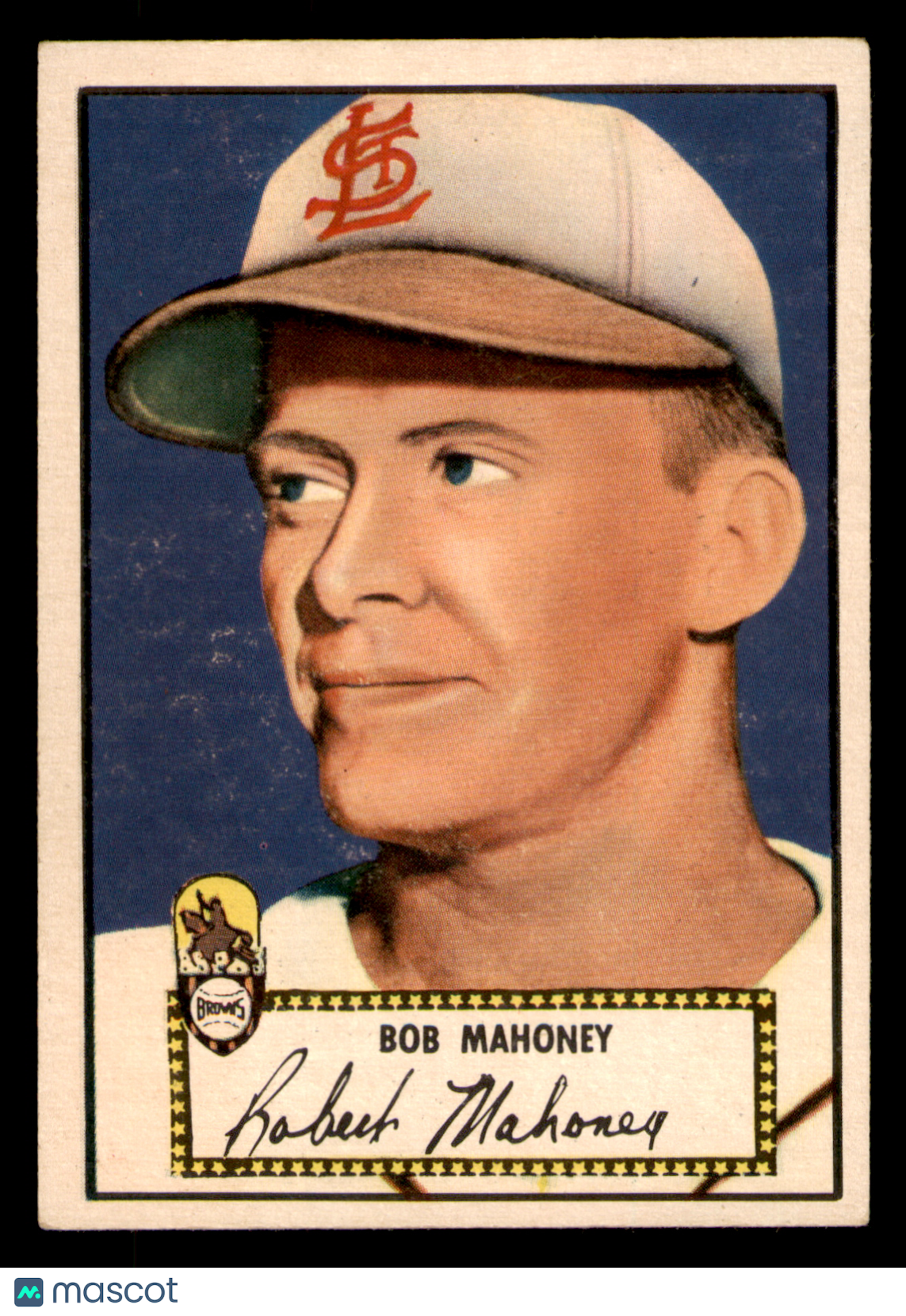 1952 Topps Bob Mahoney #58