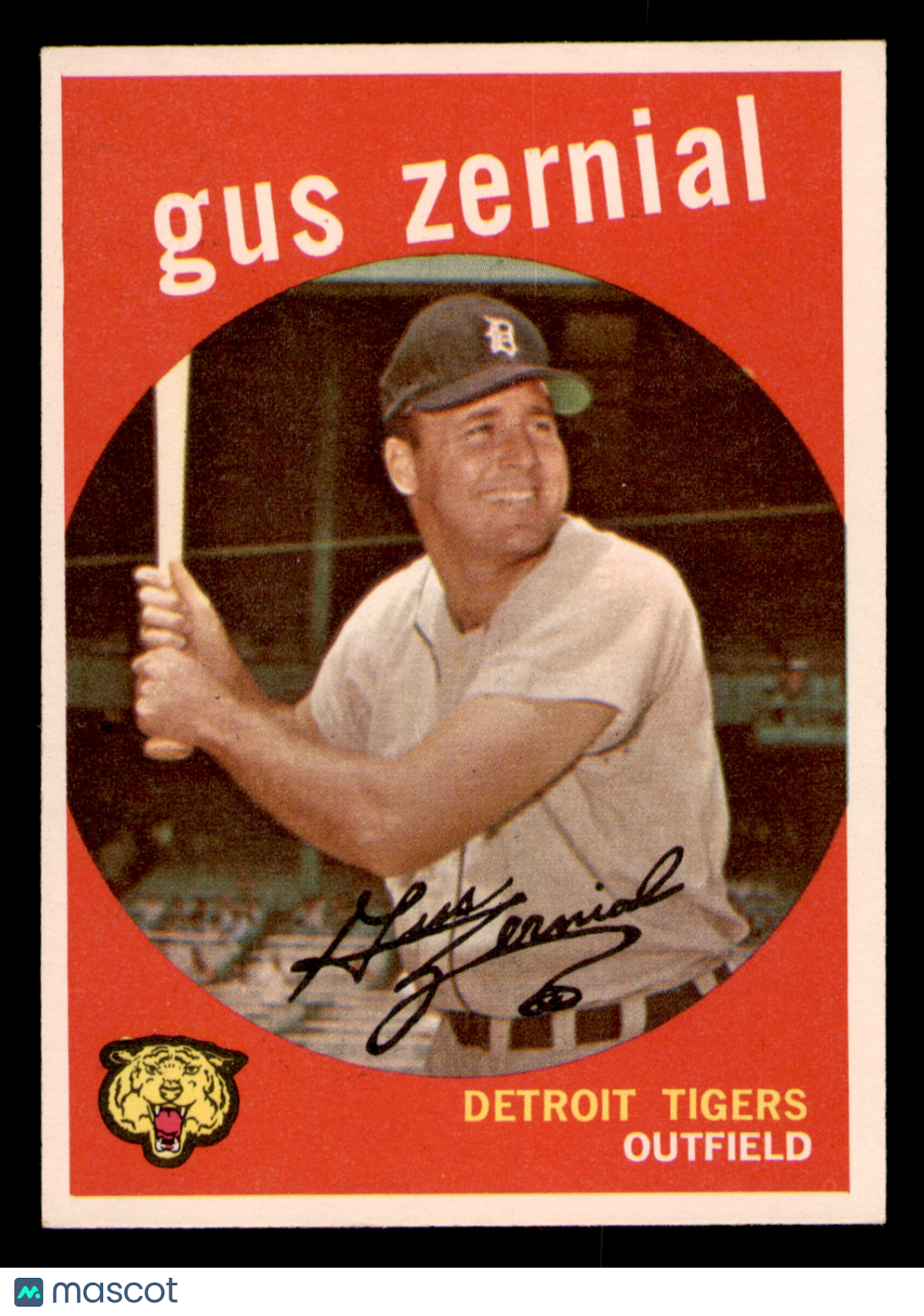 1959 Topps Gus Zernial #409