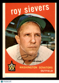 1959 Topps Roy Sievers #340