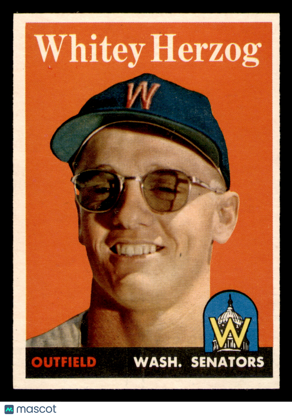 1958 Topps Whitey Herzog #438 HOF