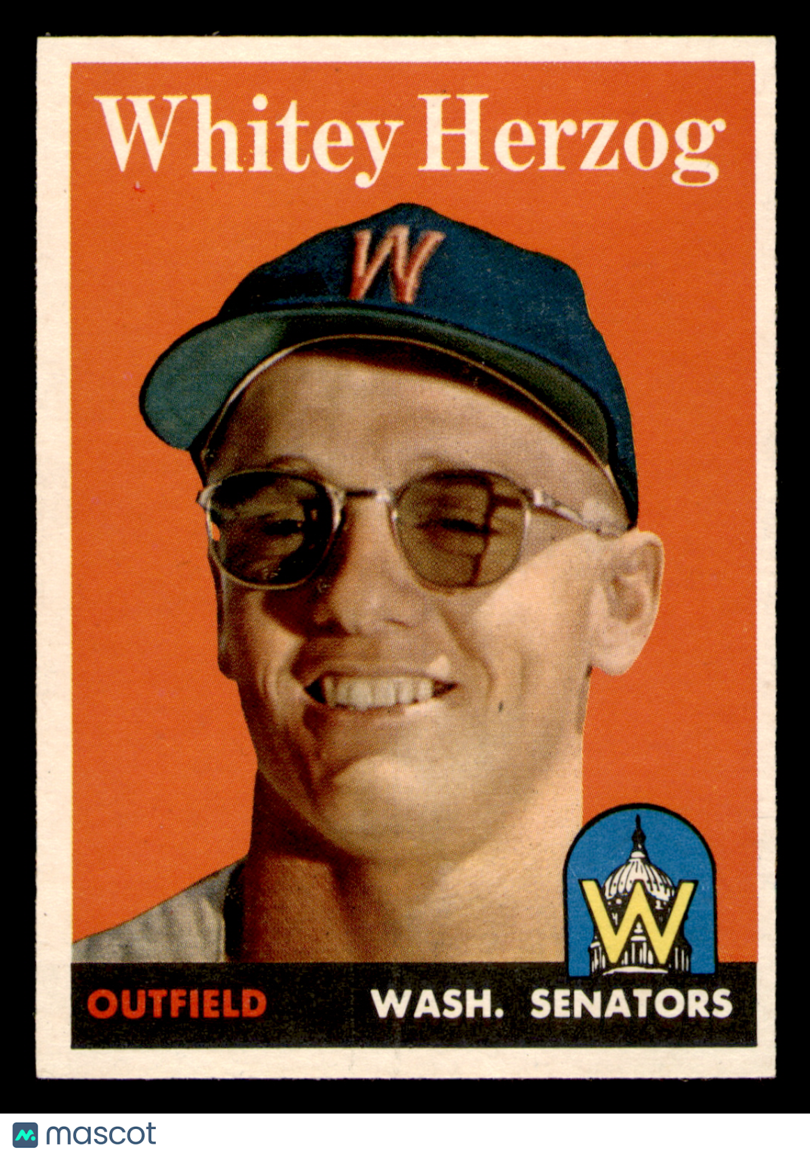 1958 Topps Whitey Herzog #438 HOF