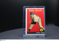 1958 Topps Billy Hoeft #13 - Name in Yellow Letters, Red Triangle by Foot