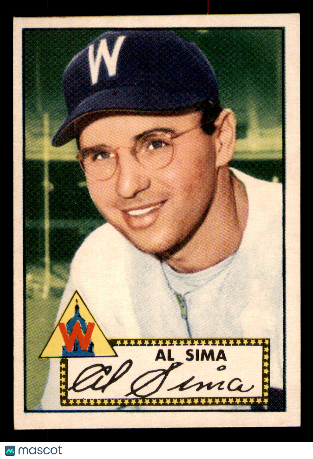 1952 Topps Al Sima #93