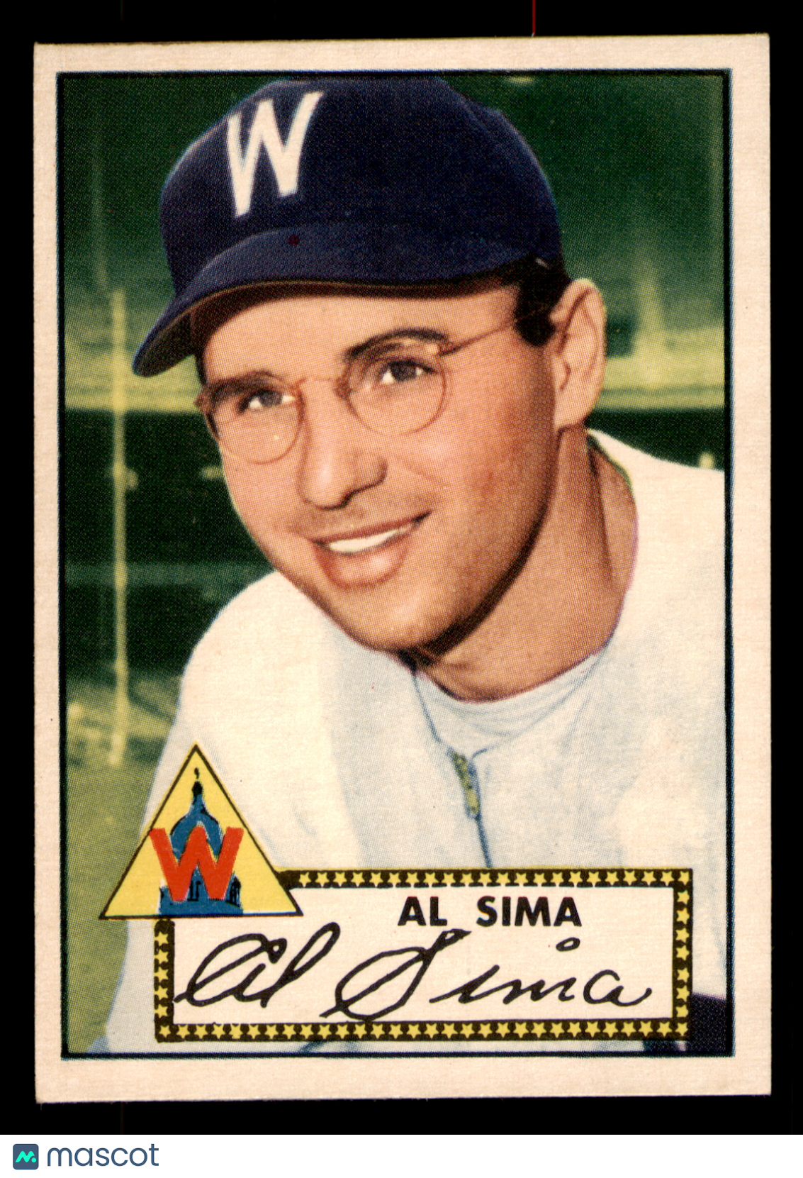 1952 Topps Al Sima #93