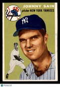 1954 Topps Johnny Sain #205