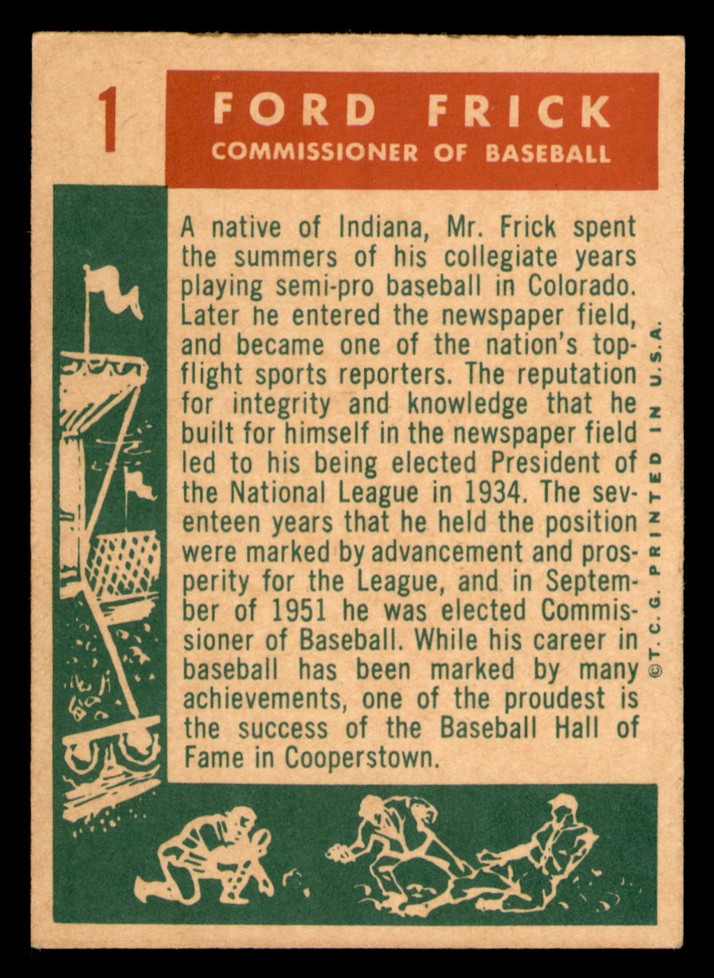 1959 Topps Ford Frick #1
