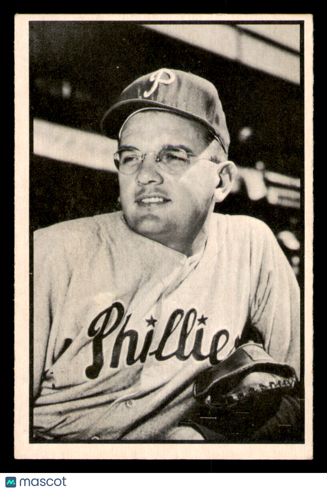 1953 Bowman Black & White Jim Konstanty #58