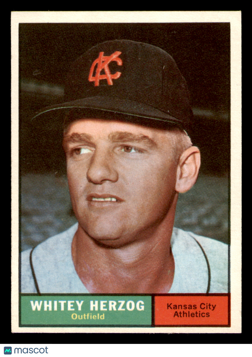 1961 Topps Whitey Herzog #106 HOF