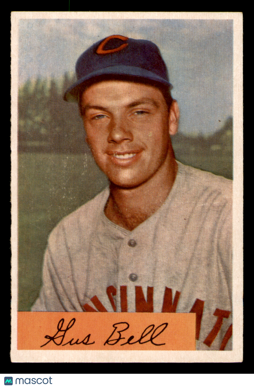 1954 Bowman Gus Bell #124