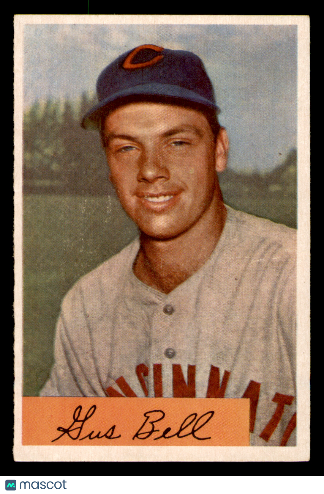 1954 Bowman Gus Bell #124