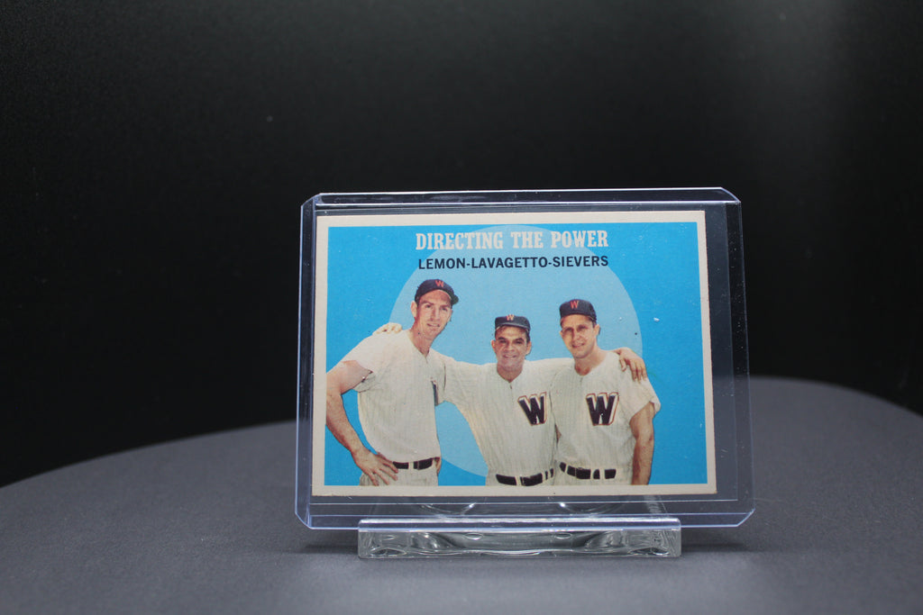 1958 Topps Directing the Power (Jim Lemon, Roy Sievers, Cookie Lavagetto) #74