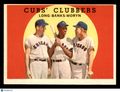 1959 Topps  Cubs Clubbers (Ernie Banks, Dale Long, Walt Moryn) #147
