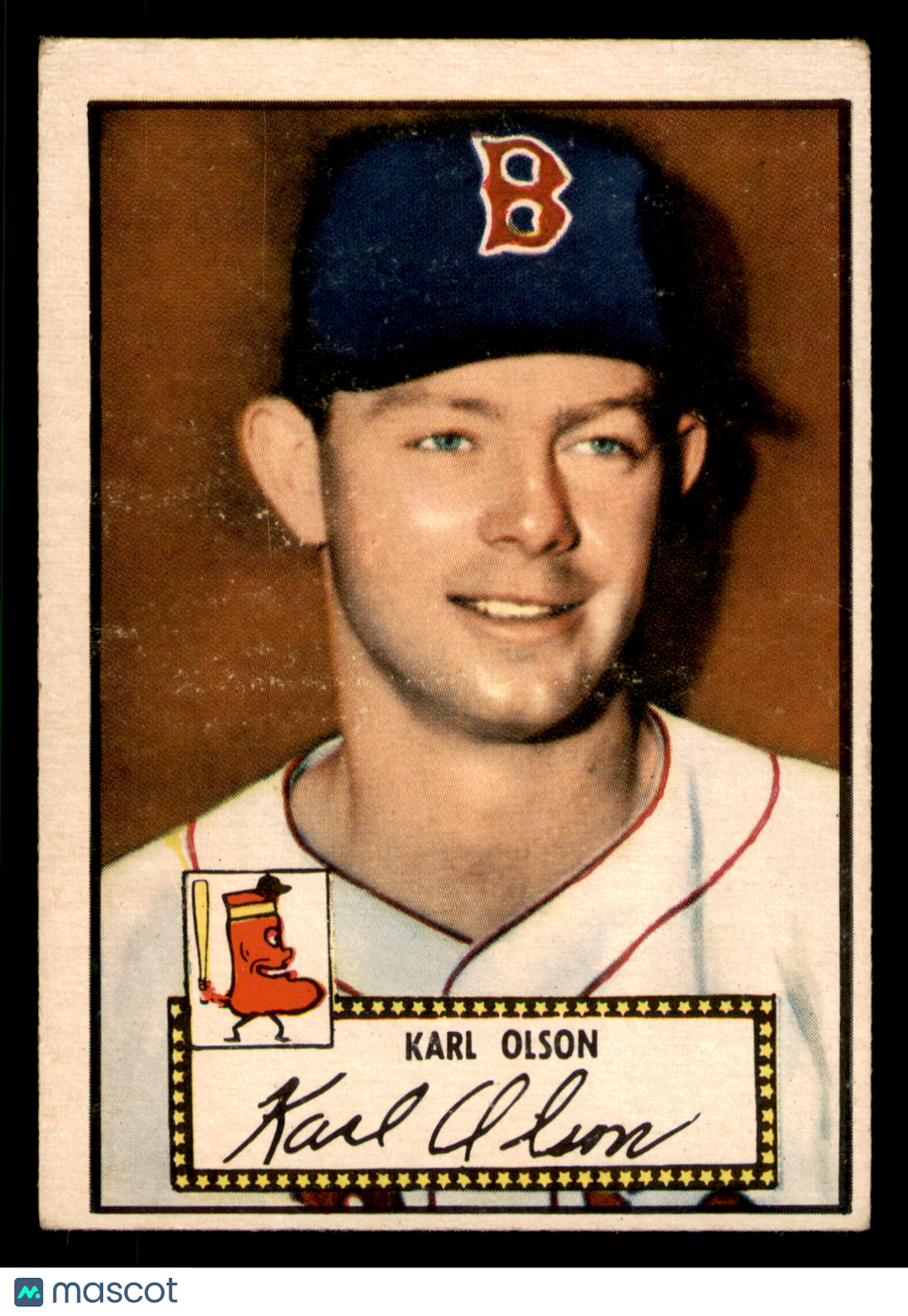 1952 Topps Karl Olson #72